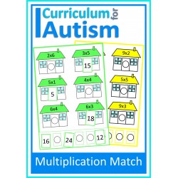Multiplication Match Up Times Tables Task Cards